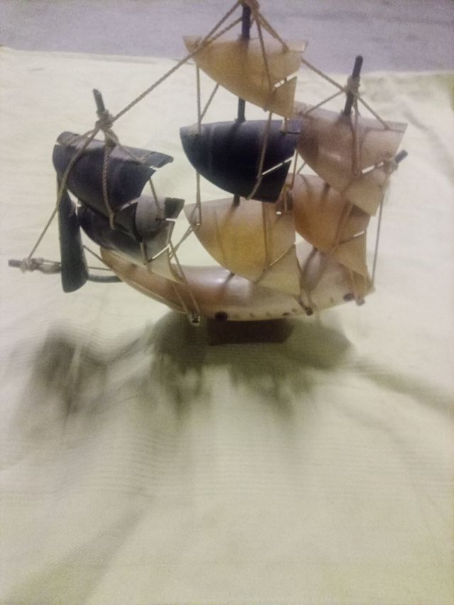 Veliero in corno vintage made in Italy