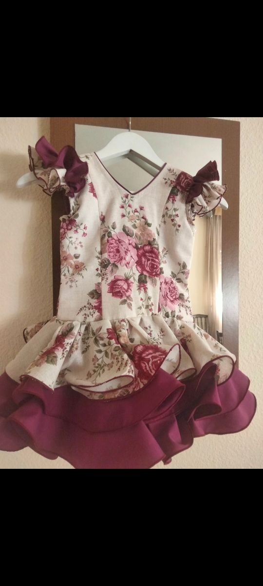 Vestido Flamenca niña talla 5