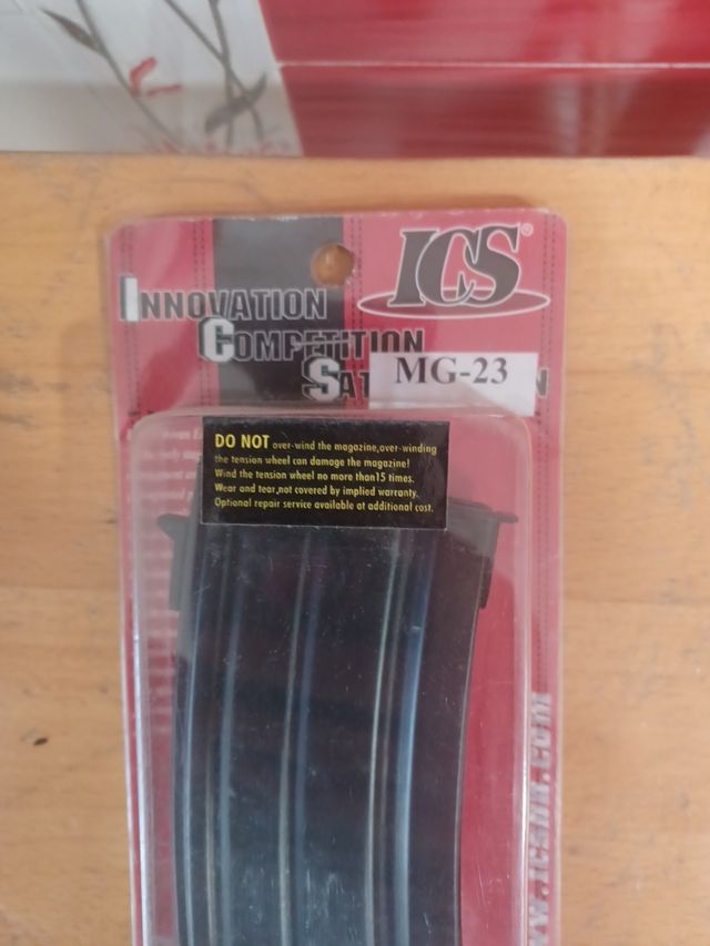 3 Cargadores Airsoft ICS MG-23