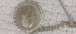 LLAVERO DE PLATA MONEDA