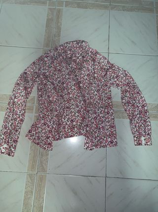 Blusa floral rosa