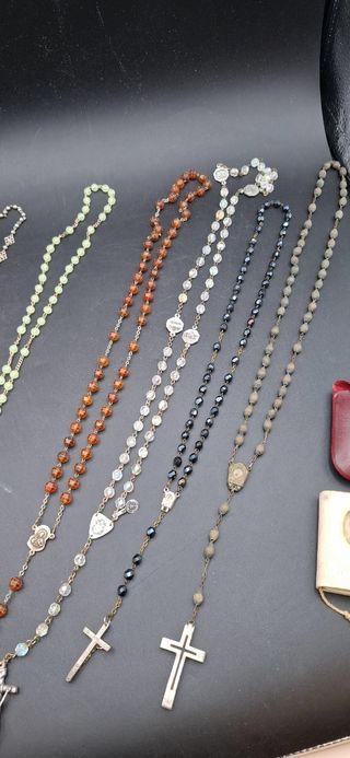 Set di 6 rosari antichi 