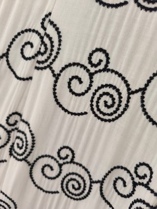 Traje Flamenca Micaela Villa blanco-negro