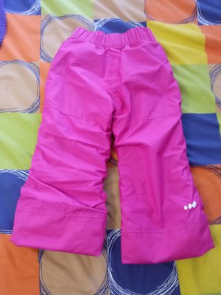 Pantalón niña de esquiar.
