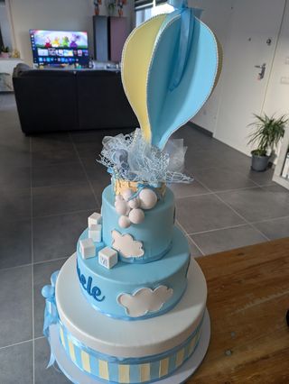 Torta finta nascita, Battesimo, Primo Compleanno