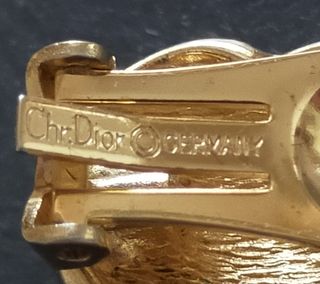 Pendientes "Stripped Angel Wings" Dior plaqué oro
