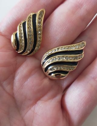 Pendientes "Stripped Angel Wings" Dior plaqué oro