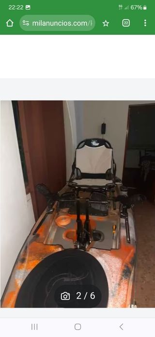 Kayak a pedales explora fx de  galaxi kayak