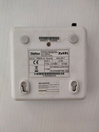 Router Monopuerto Zyxel P660R-D1