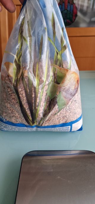 Arena piedrecitas acuario pecera