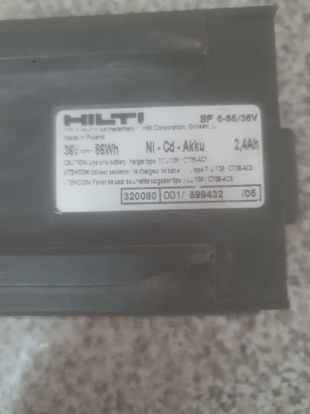 BATERIA HILTI