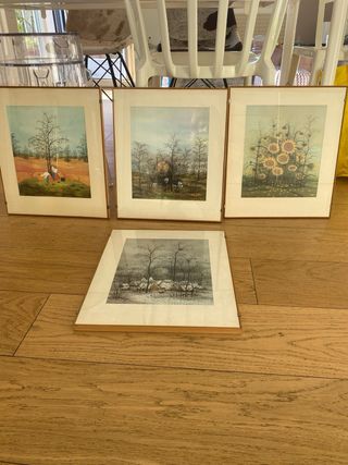 4 stampe vintage “Le 4 Stagioni”