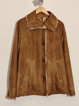 Abrigo Vintage Duvami con forro de borreguito 
