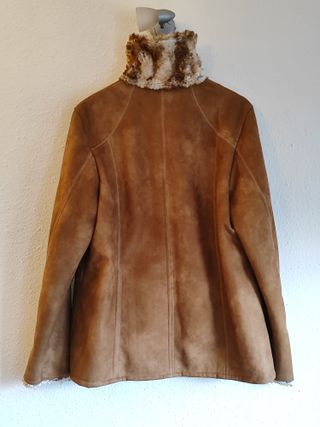 Abrigo Vintage Duvami con forro de borreguito 