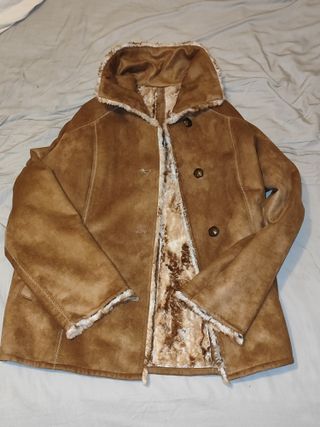 Abrigo Vintage Duvami con forro de borreguito 