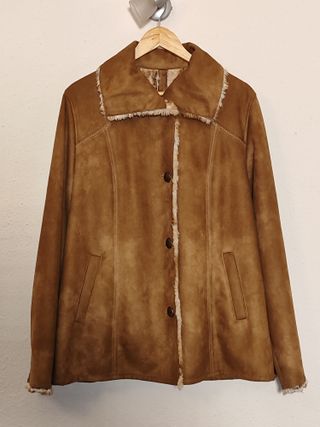 Abrigo Vintage Duvami con forro de borreguito 