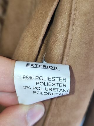 Chaqueta camel Duvami con forro de borreguito