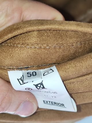 Chaqueta camel Duvami con forro de borreguito