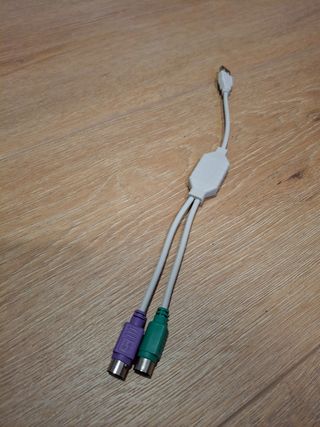 Cable adaptador PS-2 a USB
