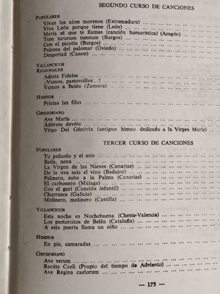 LIBRO ANTIGUO SOLFEO MUSICA SECCIÓN FEMENINA 1964