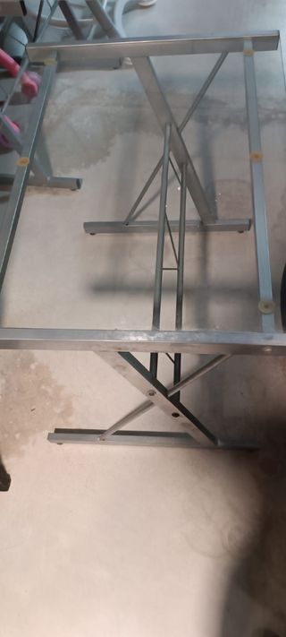 2 Mesas de cristal