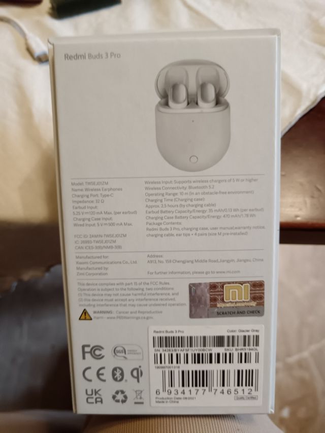 Auricolari Xiaomi Buds 3Pro Nuovi