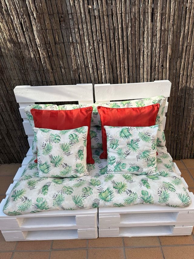 Conjunto jardín blanco