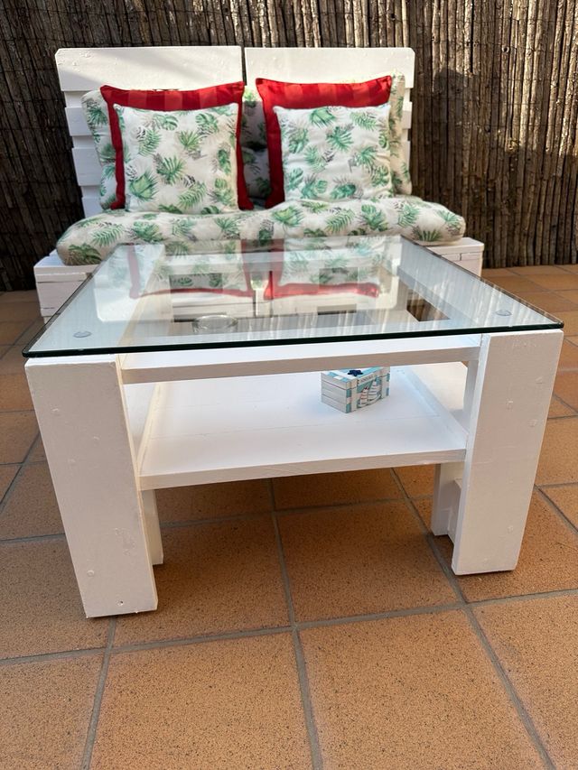 Conjunto jardín blanco