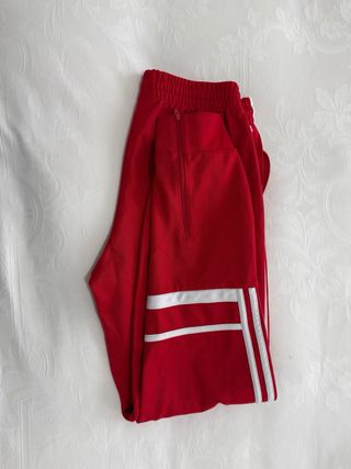 Adidas Pantalón Chándal Rojo