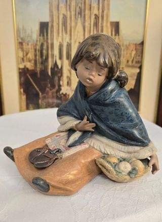 Figura Niña Lladró Porcelana