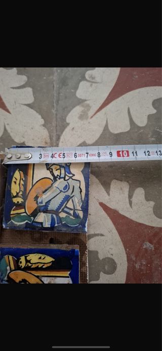 Azulejos antiguos de ceramica