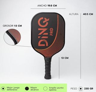 Pala Pickleball: Ligera, Duradera, Agarre NUEVA.