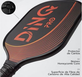 Pala Pickleball: Ligera, Duradera, Agarre NUEVA.