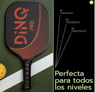Pala Pickleball: Ligera, Duradera, Agarre NUEVA.