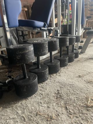 Mancuernas de 50kg 55kg y 60kg