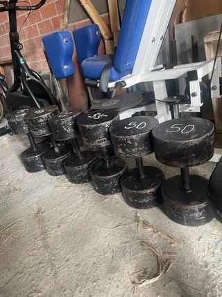 Mancuernas de 50kg 55kg y 60kg