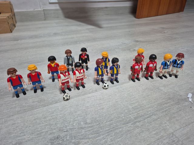 Playmobil conjunto futbolistas