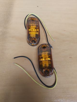 Pilotos naranjas led