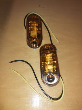 Pilotos naranjas led