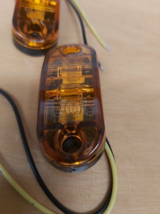 Pilotos naranjas led