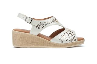 Sandalias Mujer Piel Cuña