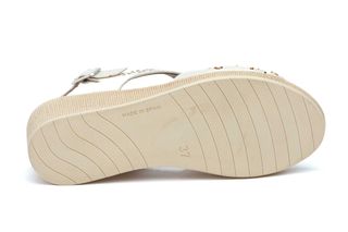 Sandalias Mujer Piel Cuña
