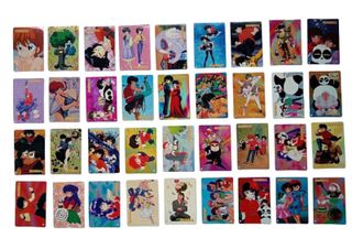Set deck 36 Laser Cards Ranma carte vintage anime