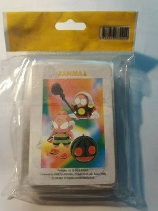Set deck 36 Laser Cards Ranma carte vintage anime