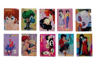 Set deck 36 Laser Cards Ranma carte vintage anime