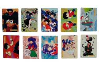 Set deck 36 Laser Cards Ranma carte vintage anime