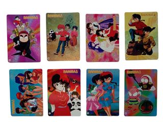 Set deck 36 Laser Cards Ranma carte vintage anime
