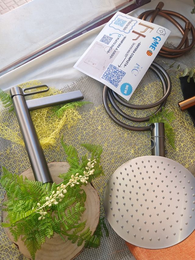 Grifo Lavabo color cobre