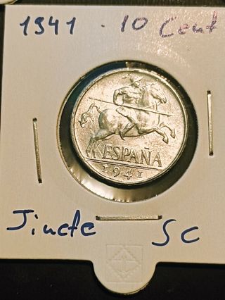 LOTE 3 MONEDAS 10 CENT JINETE SC-EBC