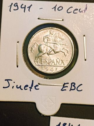 LOTE 3 MONEDAS 10 CENT JINETE SC-EBC